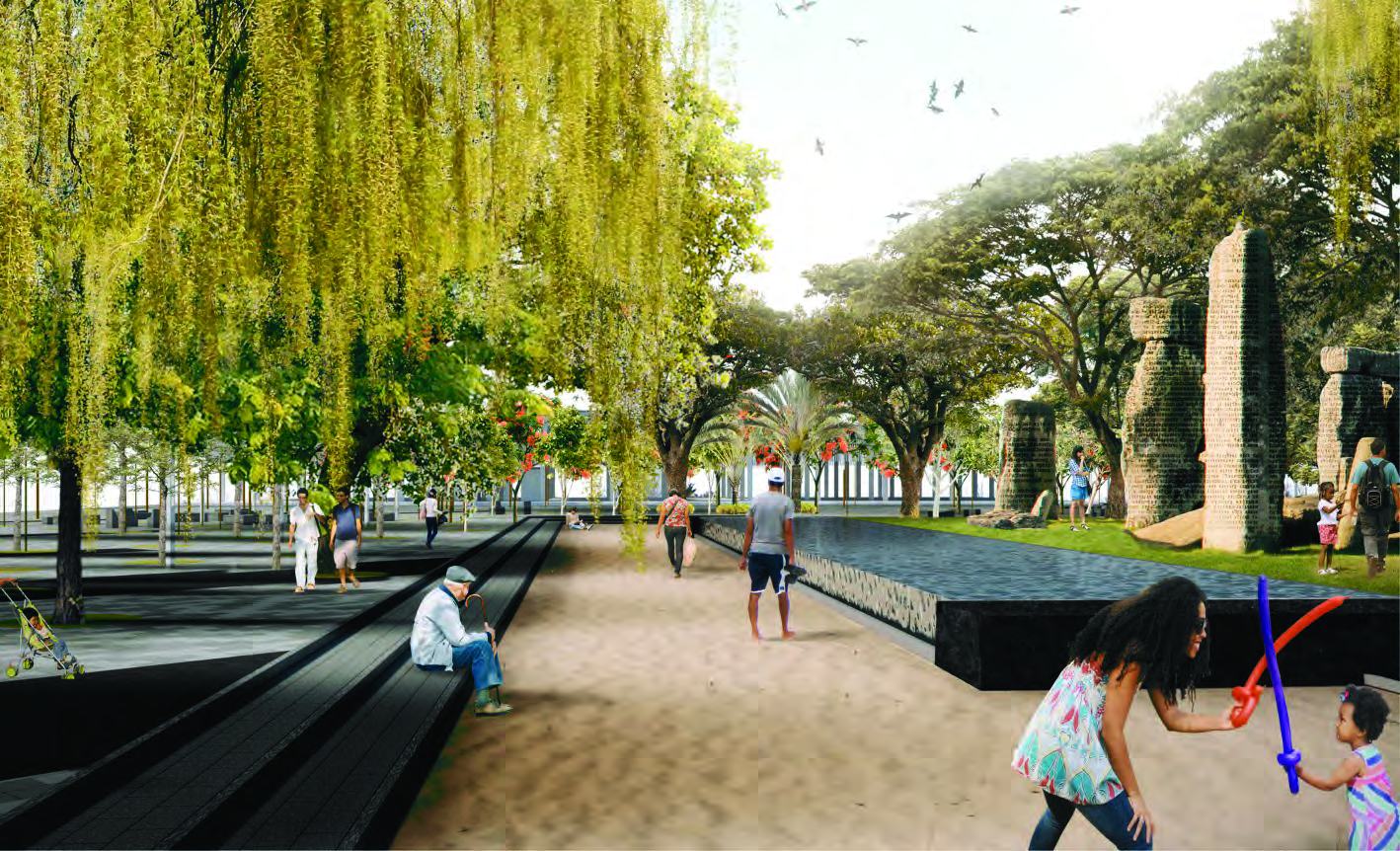 Paseo peatonal de Pedernales